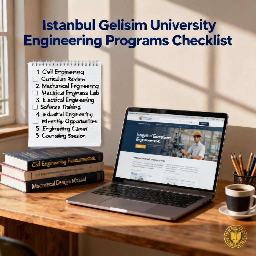 Istanbul Gelisim University Engineering Programs Checklist