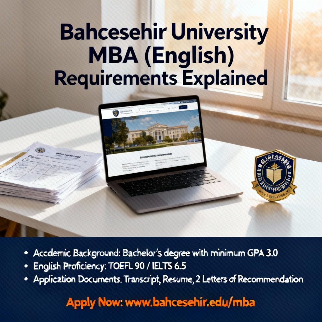 Bahçeşehir Üniversitesi MBA (İngilizce) Gereksinimleri Açıklandı