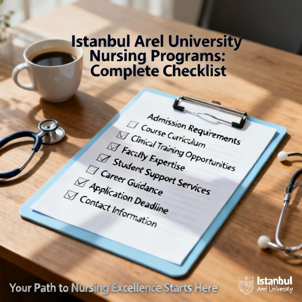 Istanbul Arel University Nursing Programs: Complete Checklist