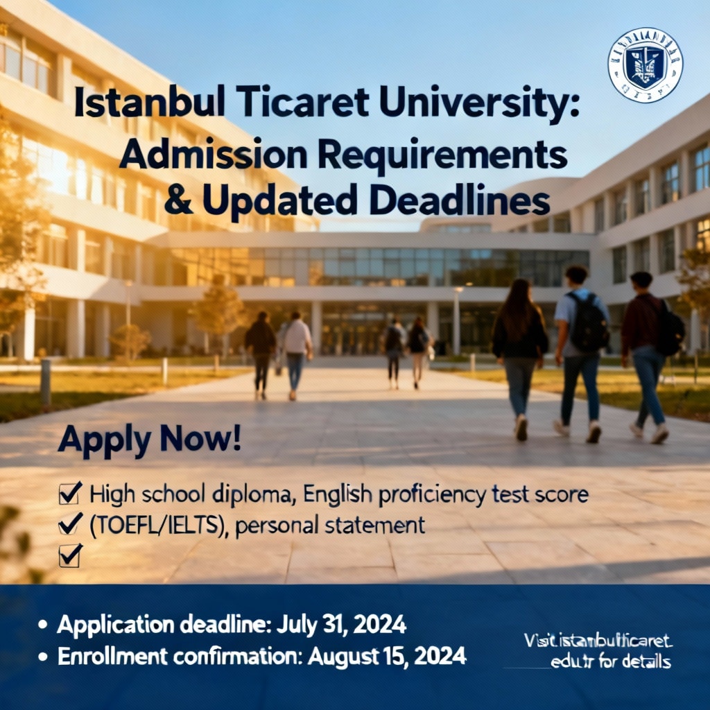 Istanbul Ticaret University: Admission Requirements & Updated Deadlines