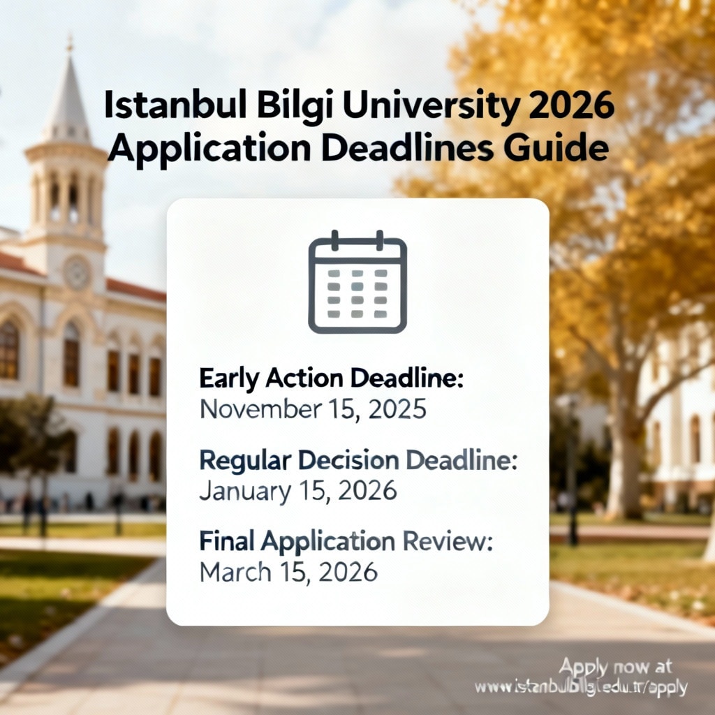 Istanbul Bilgi University Application Deadlines 2026 Guide