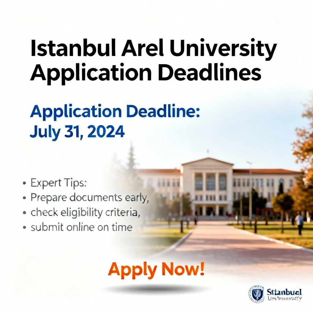 Istanbul Arel University Application Deadlines: Expert Tips