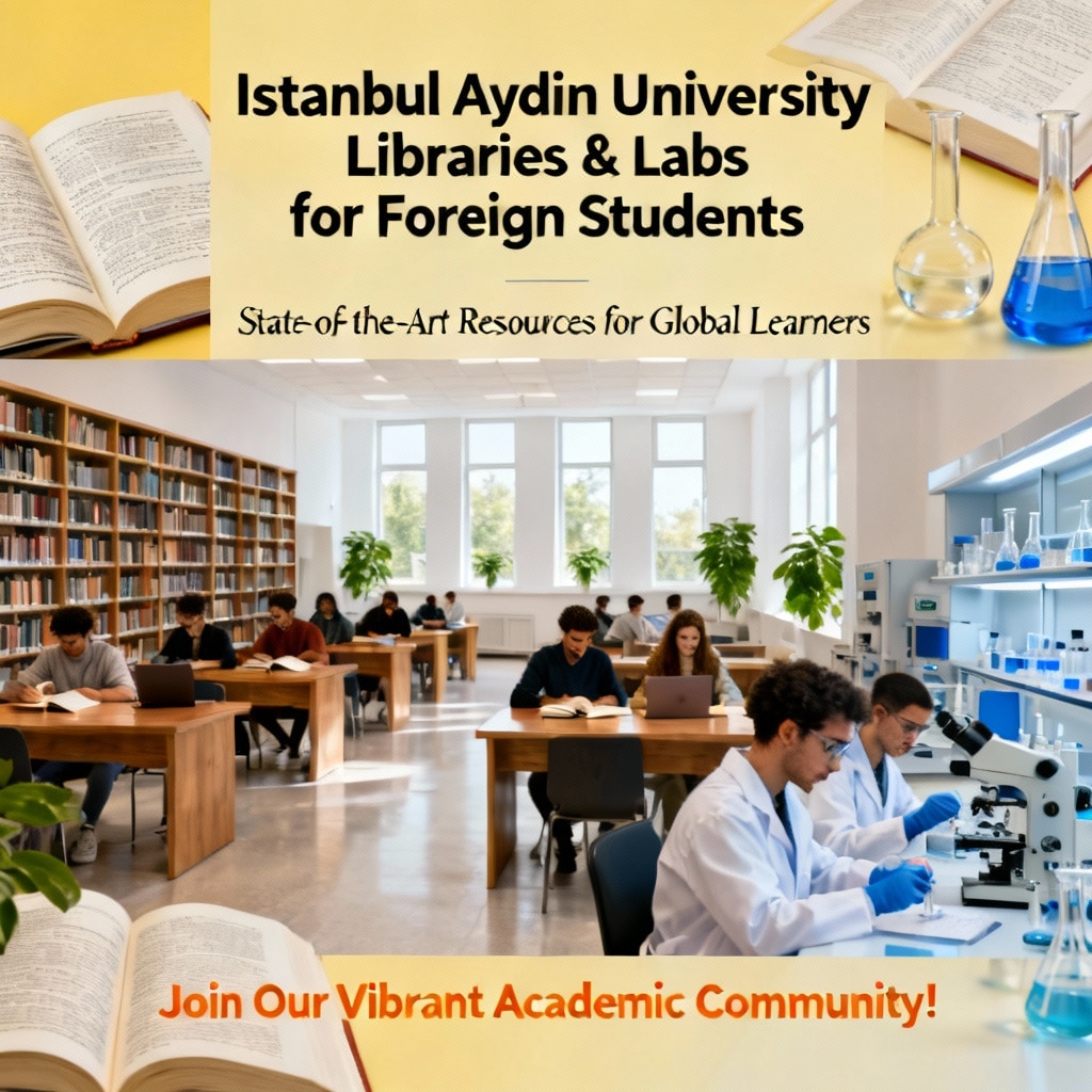 Istanbul Aydin University: Libraries & Labs for Foreign Students