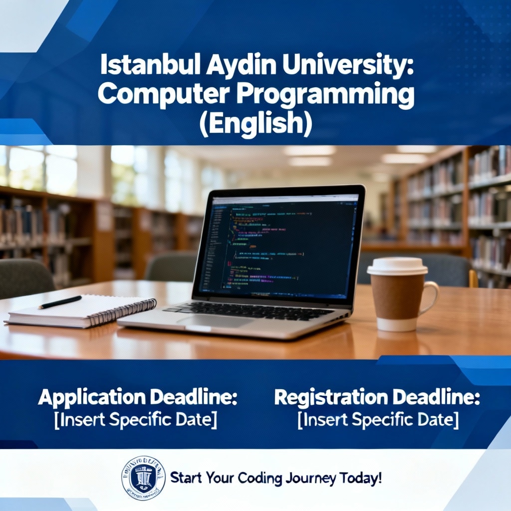 Istanbul Aydin University: Computer Programming (English) Deadlines