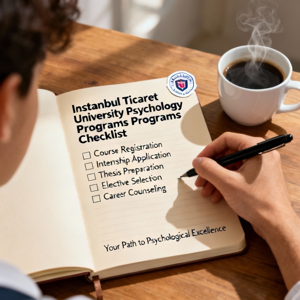 Istanbul Ticaret University — Psychology Programs Checklist
