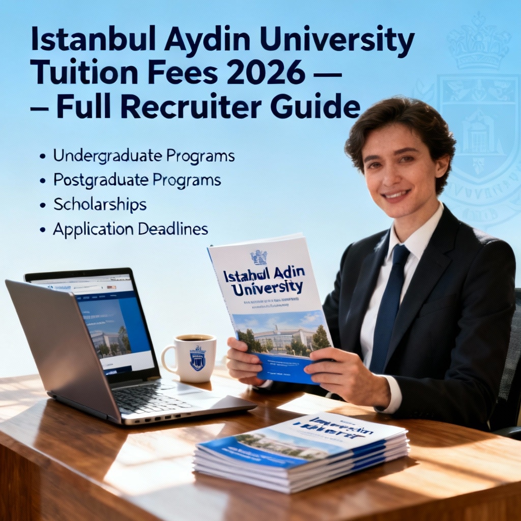 Istanbul Aydın University Tuition Fees 2026 — Full Recruiter Guide