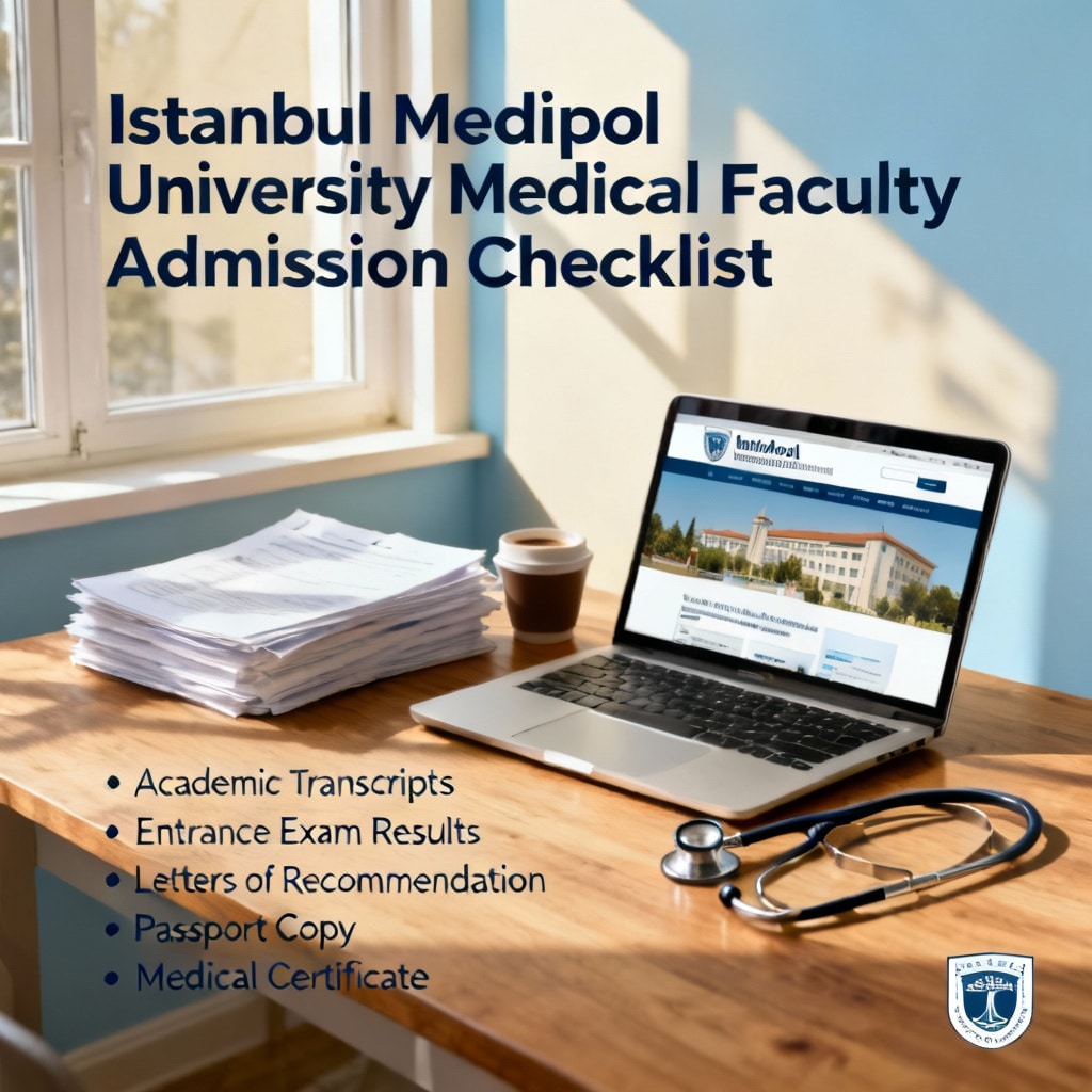 İstanbul Medipol Üniversitesi Tıp Fakültesi Kabul Kontrol Listesi