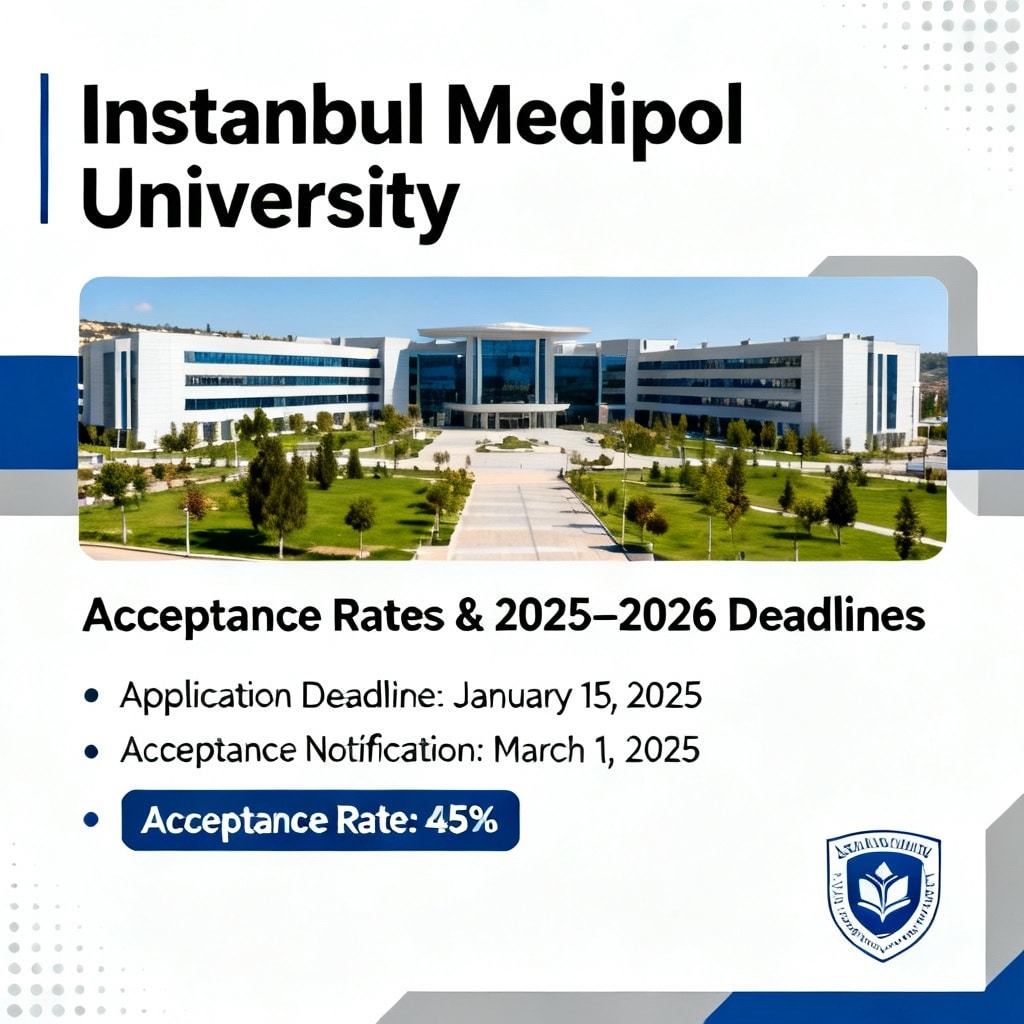 İstanbul Medipol Üniversitesi: Kabul Oranları & 2025–2026 Son Tarihleri