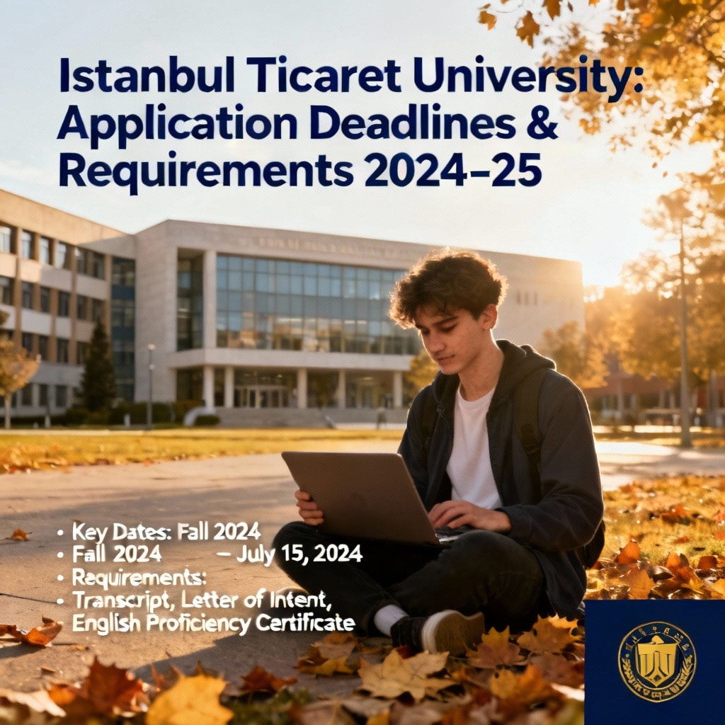 Istanbul Ticaret University: Application Deadlines & Requirements 2024–25