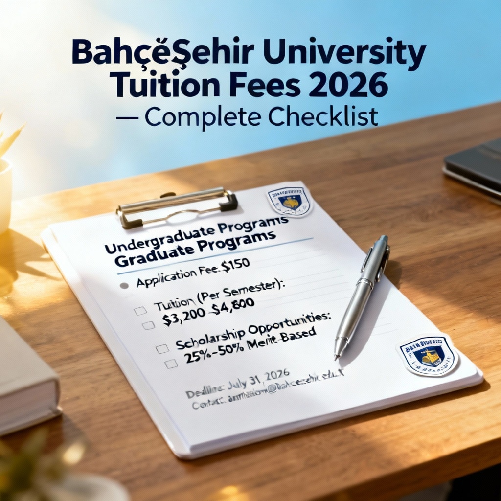 Bahçeşehir Üniversitesi Harçları 2026 — Tam Kontrol Listesi