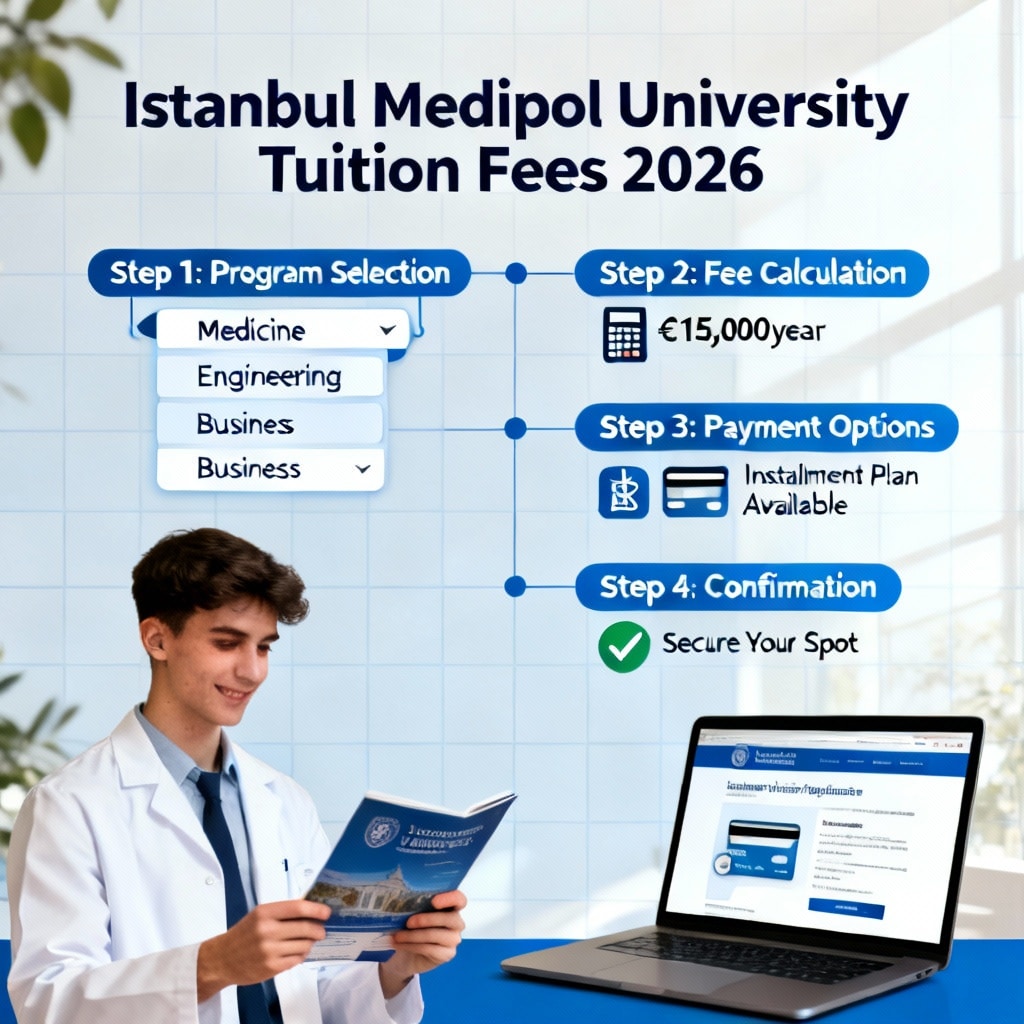 Istanbul Medipol University Tuition Fees 2026 — Step-by-Step