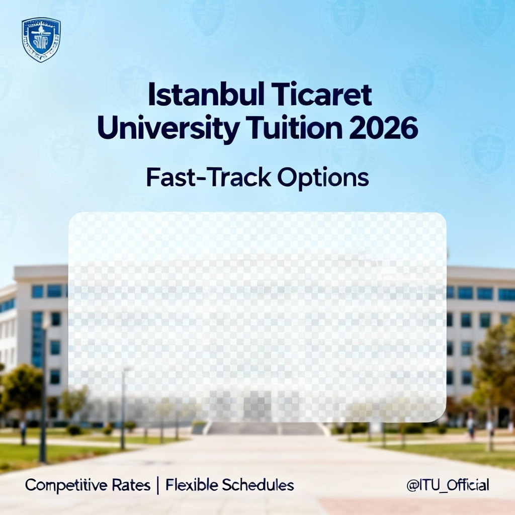 Istanbul Ticaret University Tuition 2026 & Fast-Track Options