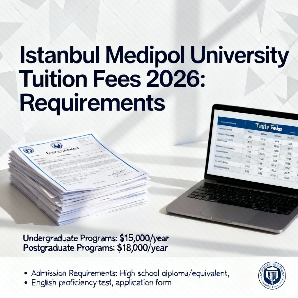 Istanbul Medipol University Tuition Fees 2026: Requirements