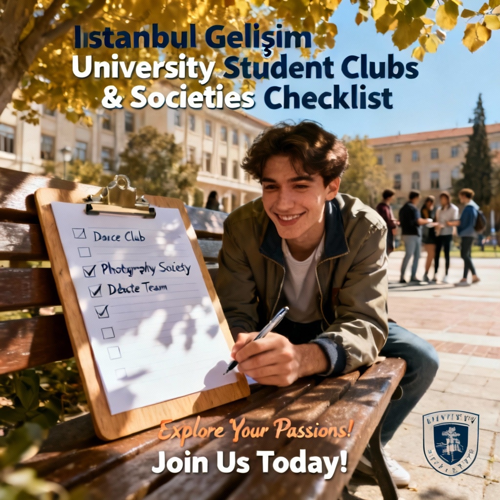 Istanbul Gelişim University: Student Clubs & Societies Checklist