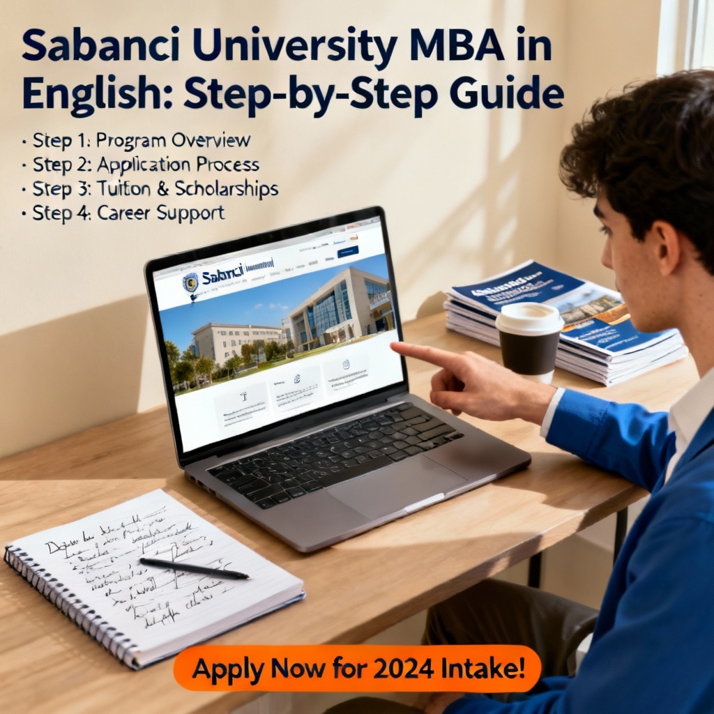 Sabancı Üniversitesi İngilizce MBA — Adım Adım Kılavuz