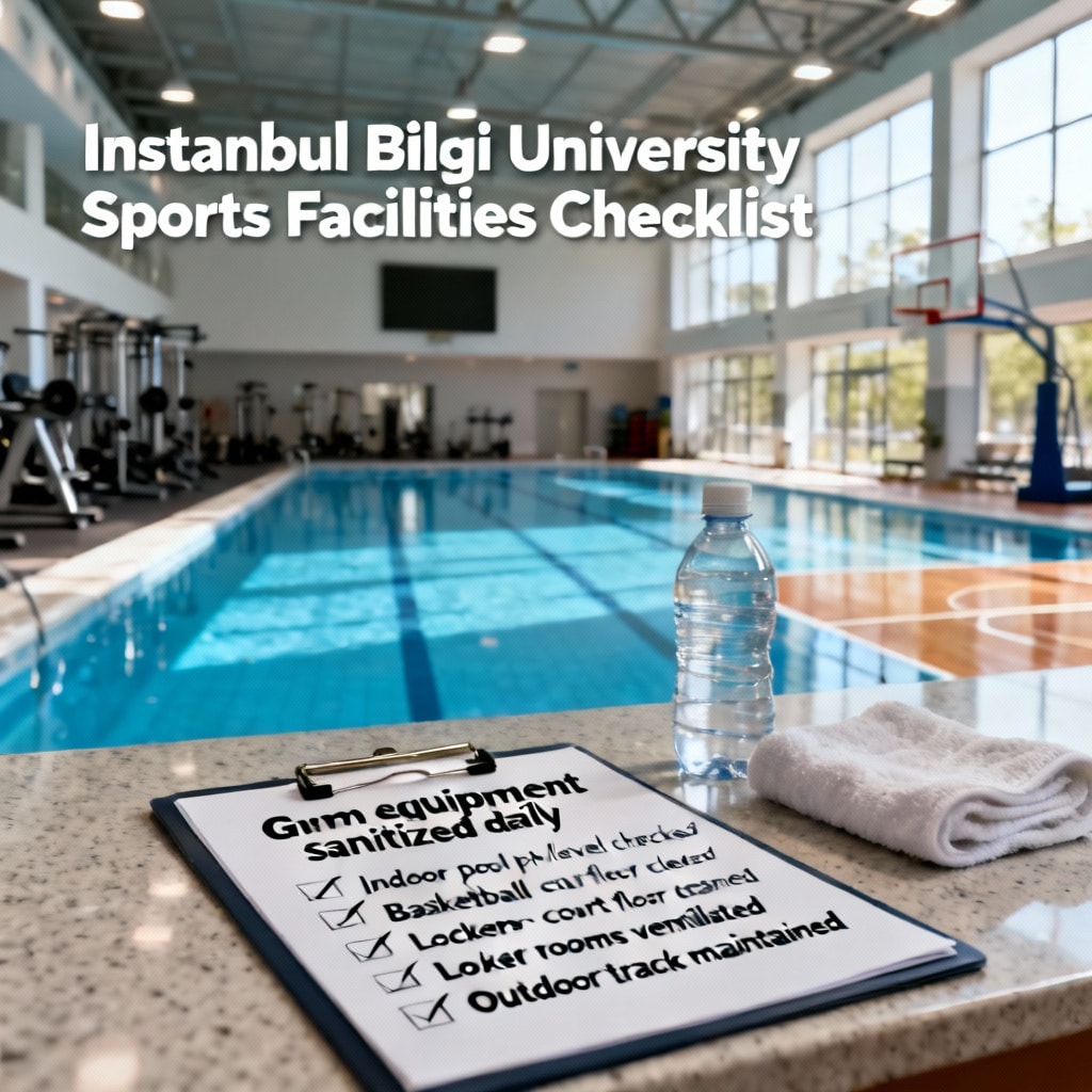 Istanbul Bilgi University Sports Facilities Checklist