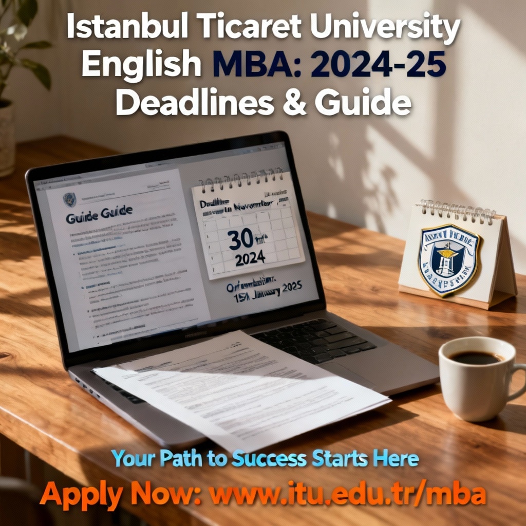 Istanbul Ticaret University English MBA: 2024-25 Deadlines & Guide