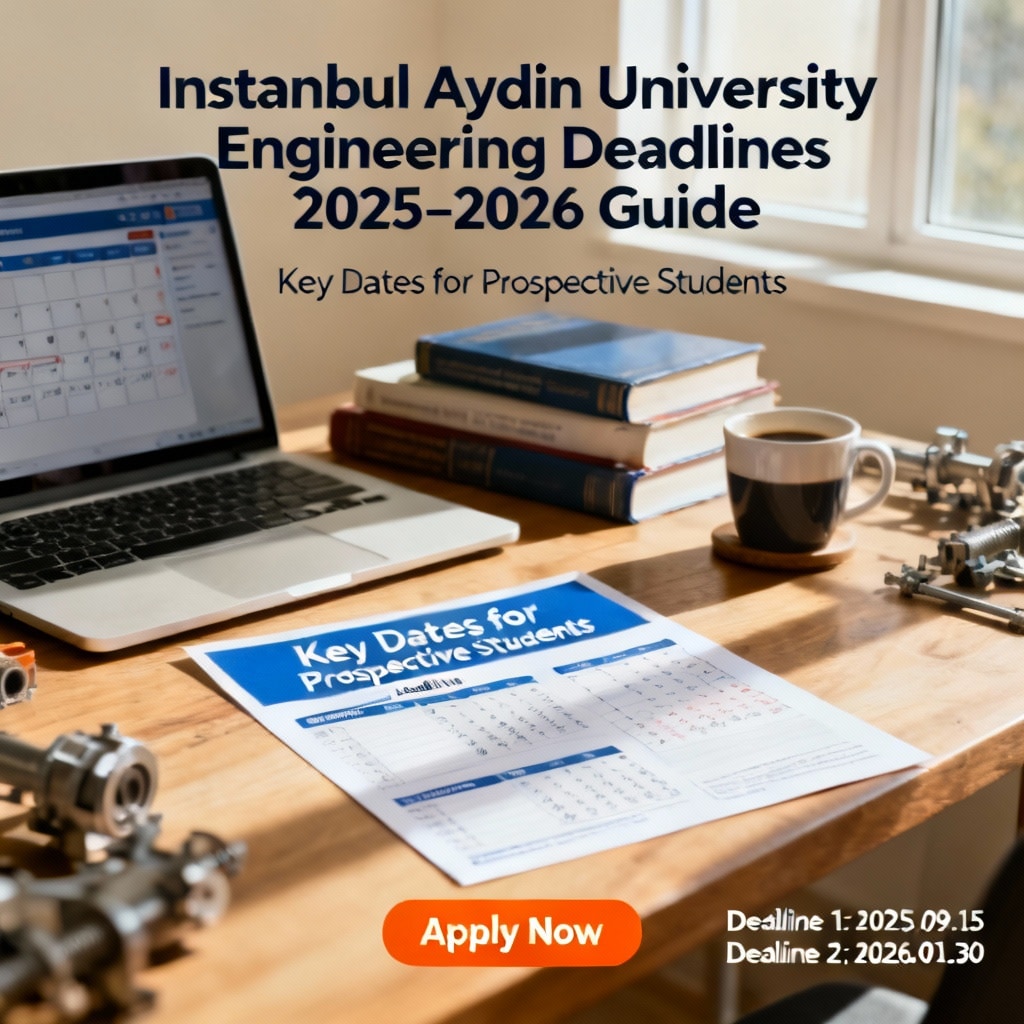 İstanbul Aydın Üniversitesi Mühendislik Son Tarihleri 2025–2026 Rehberi