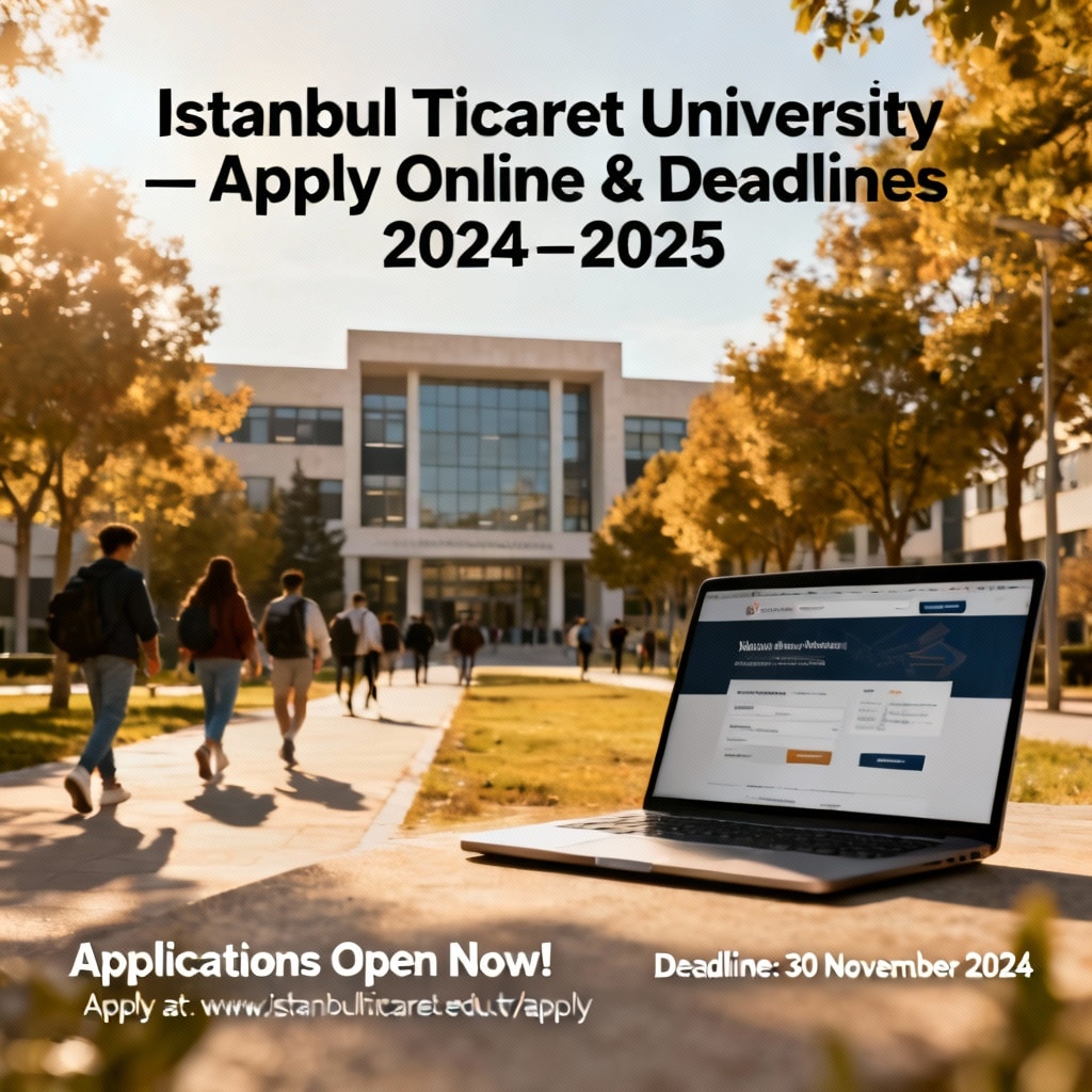 Istanbul Ticaret University — Apply Online & Deadlines 2024–2025