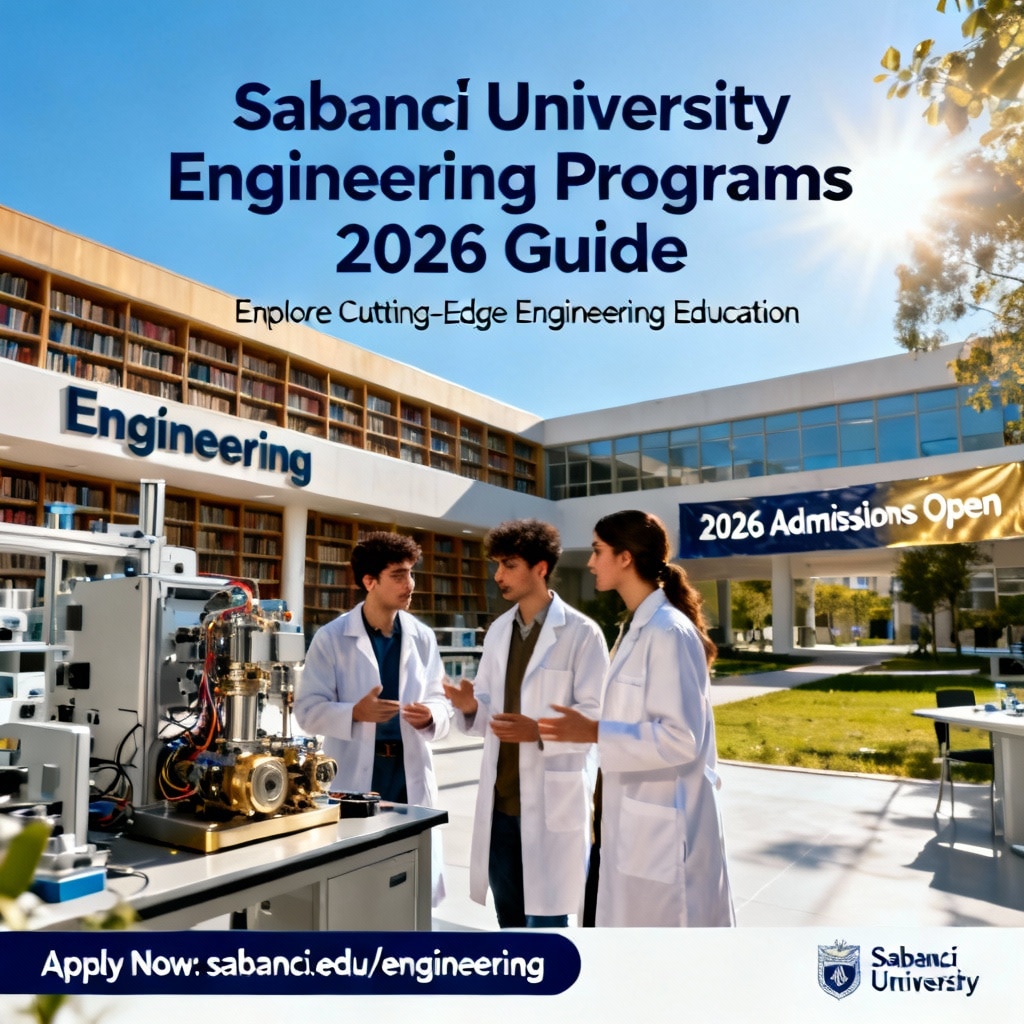 Sabancı Üniversitesi Mühendislik Programları 2026 Rehberi