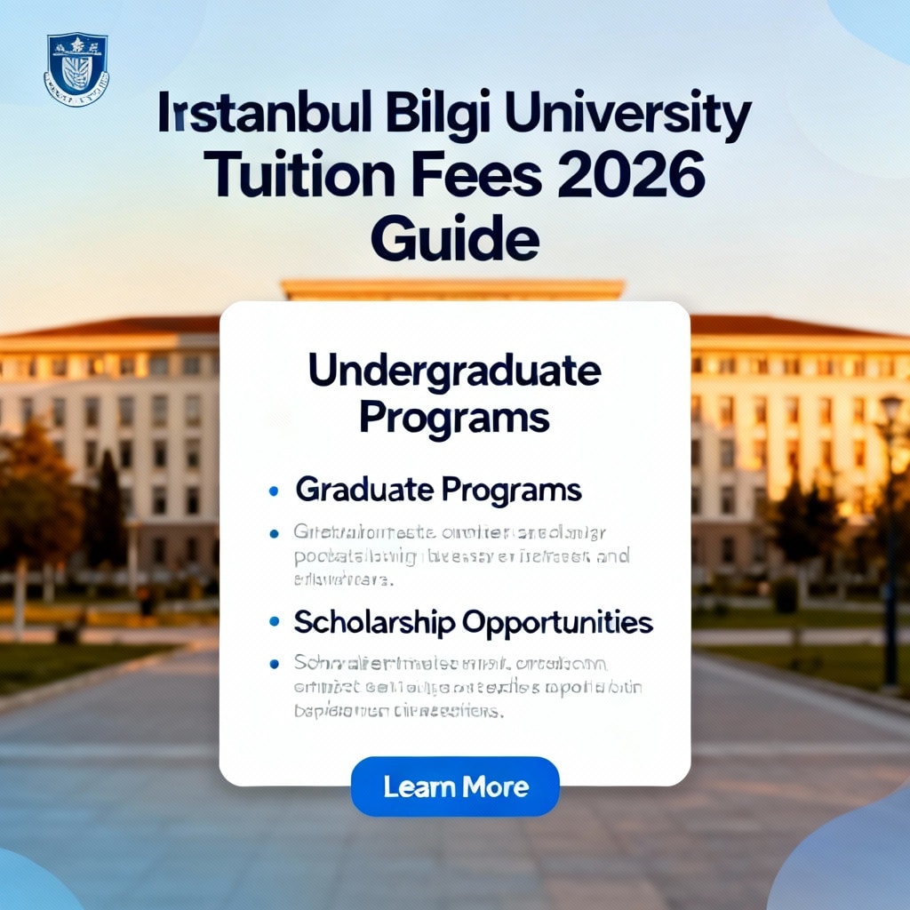 Istanbul Bilgi University Tuition Fees 2026 Guide