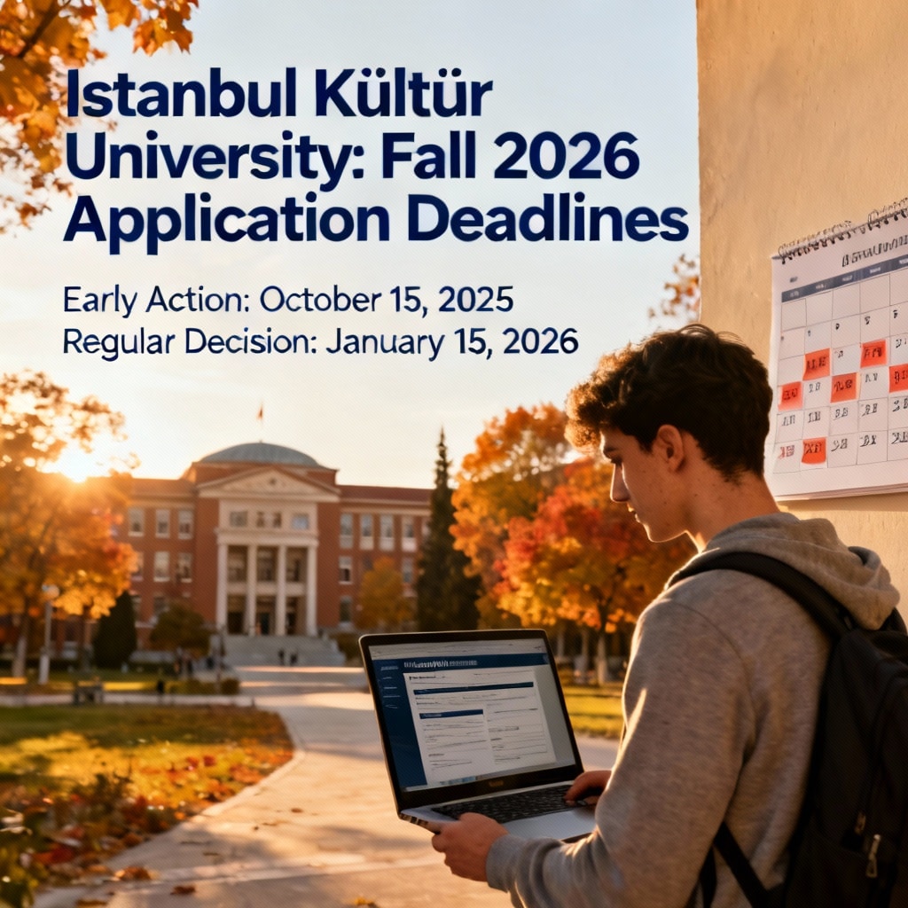 Istanbul Kültür University: Fall 2026 Application Deadlines