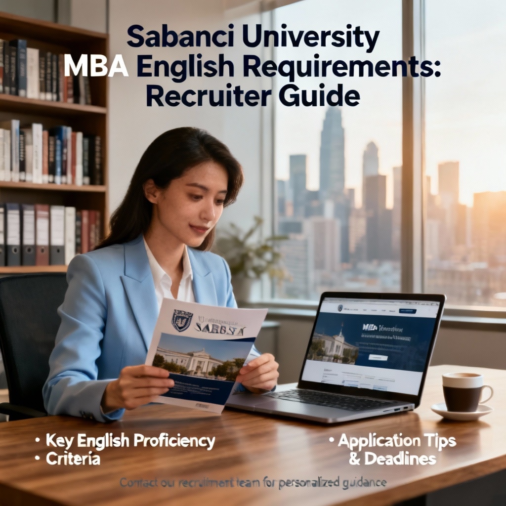Sabancı Üniversitesi MBA İngilizce Gereksinimleri — İşveren Rehberi