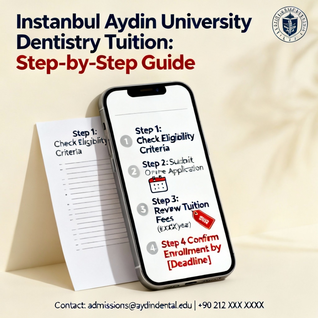 İstanbul Aydın Üniversitesi Diş Hekimliği Harcı: Adım Adım Rehber