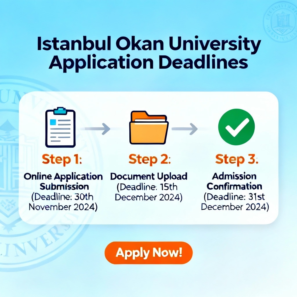 Istanbul Okan University: Application Deadlines Step-by-Step