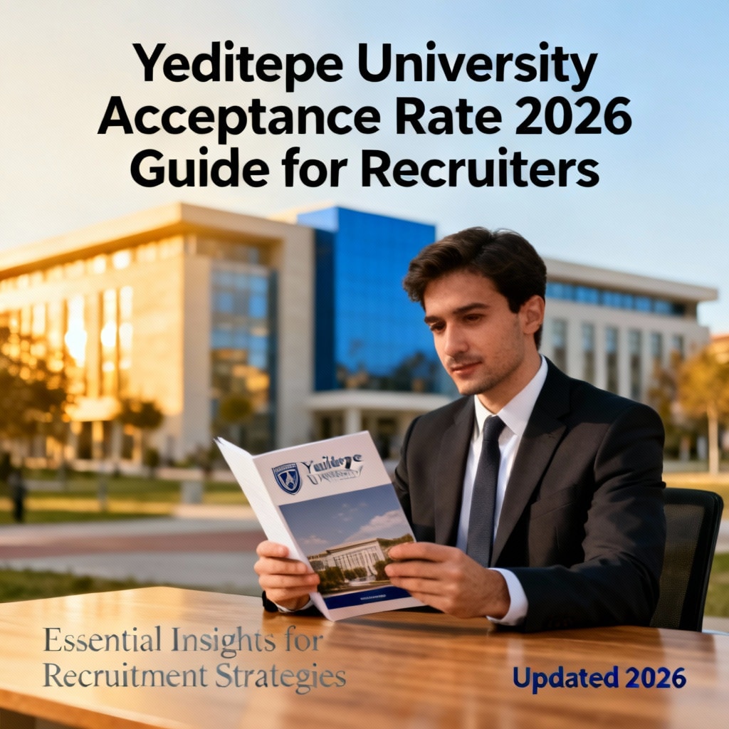 Yeditepe University Acceptance Rate 2026 Guide for Recruiters