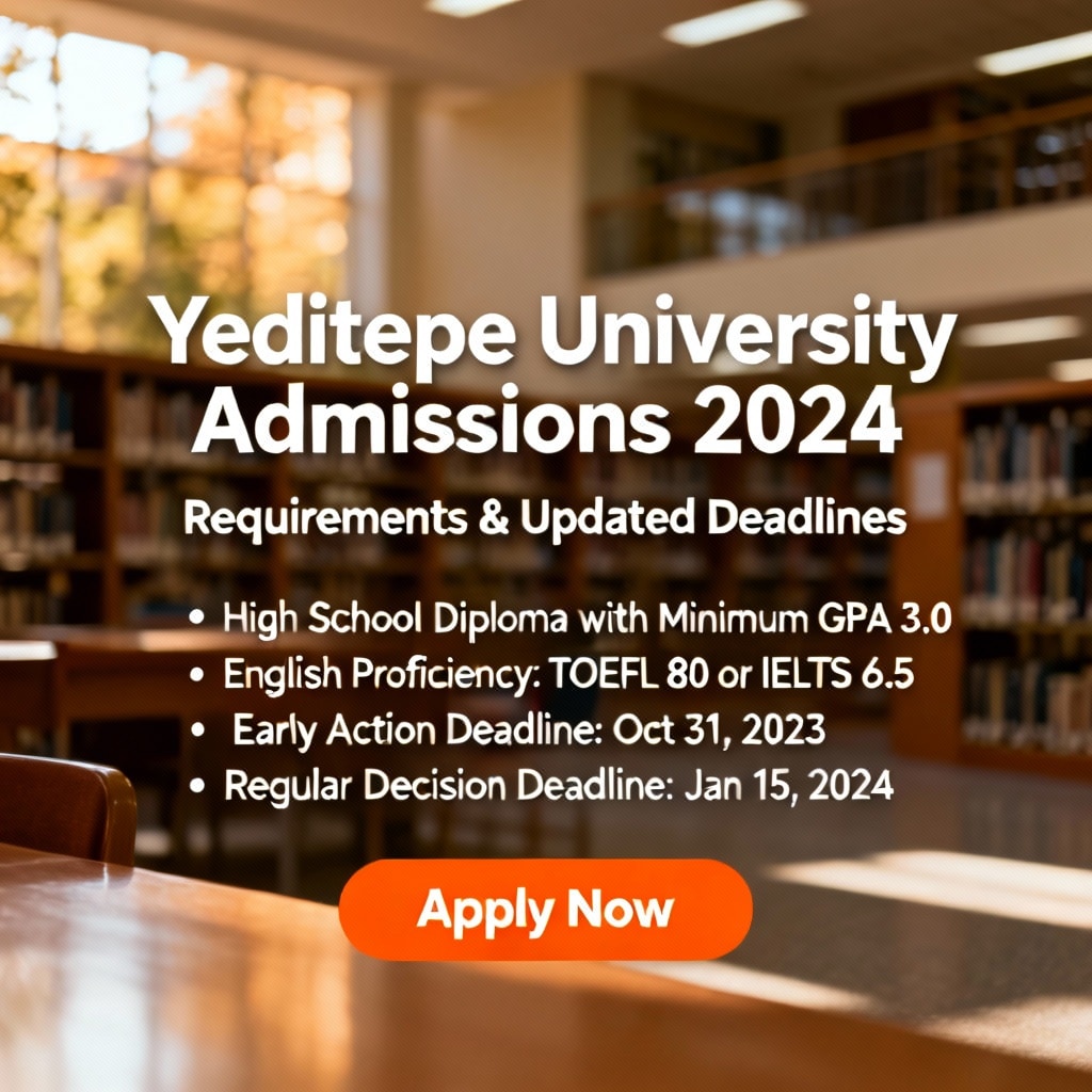 Yeditepe University Admissions: Requirements & Updated Deadlines