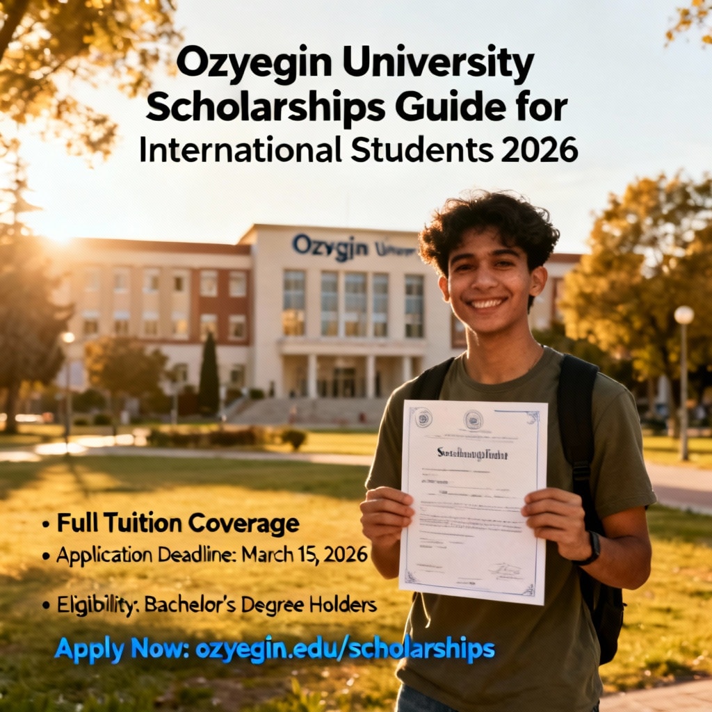 Özyeğin Üniversitesi Uluslararası Öğrenciler için Burs Rehberi 2026