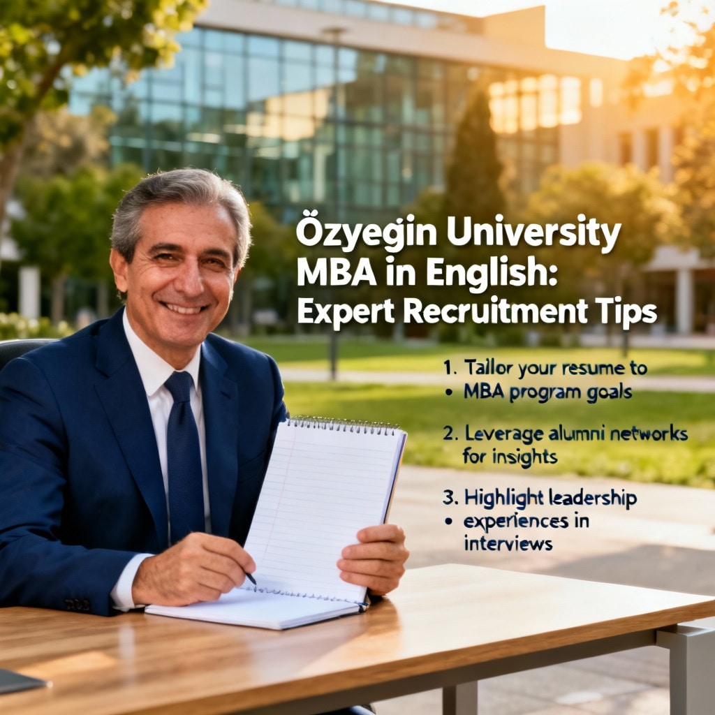 Özyeğin University MBA in English — Uzman İşe Alım İpuçları