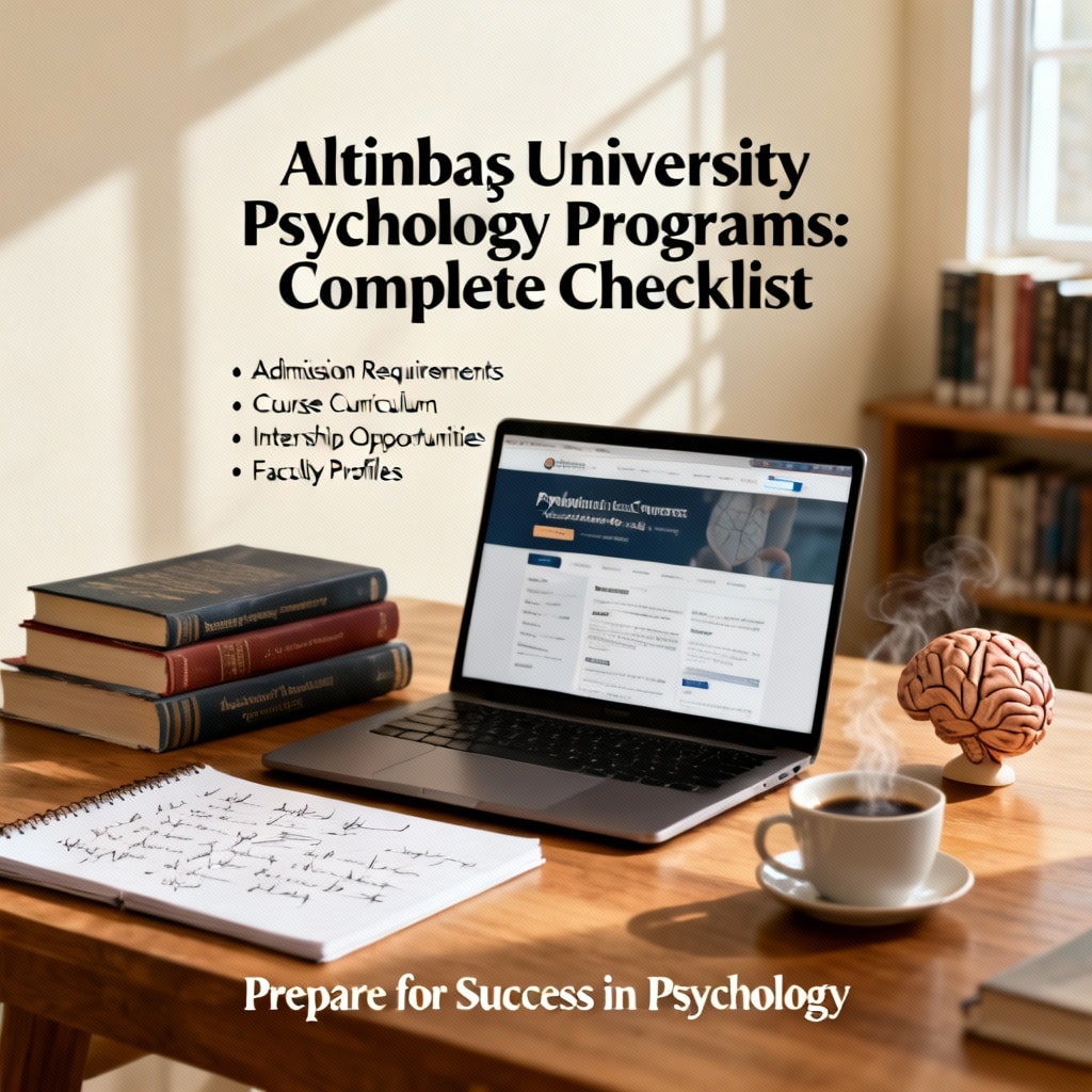 Altınbaş University Psychology Programs: Complete Checklist