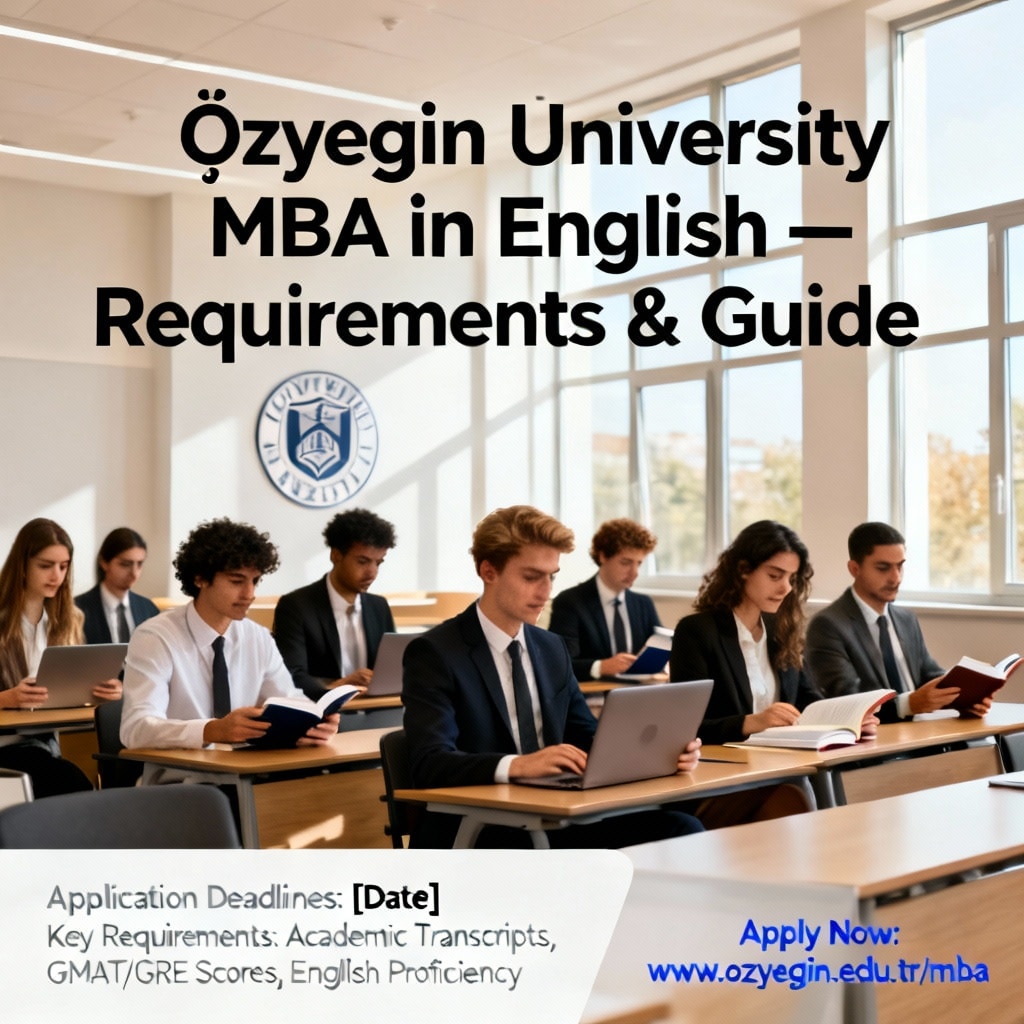 Özyeğin University MBA in English — Requirements & Guide