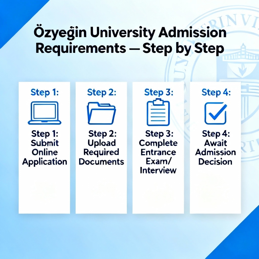 Özyeğin University Admission Requirements — Step by Step