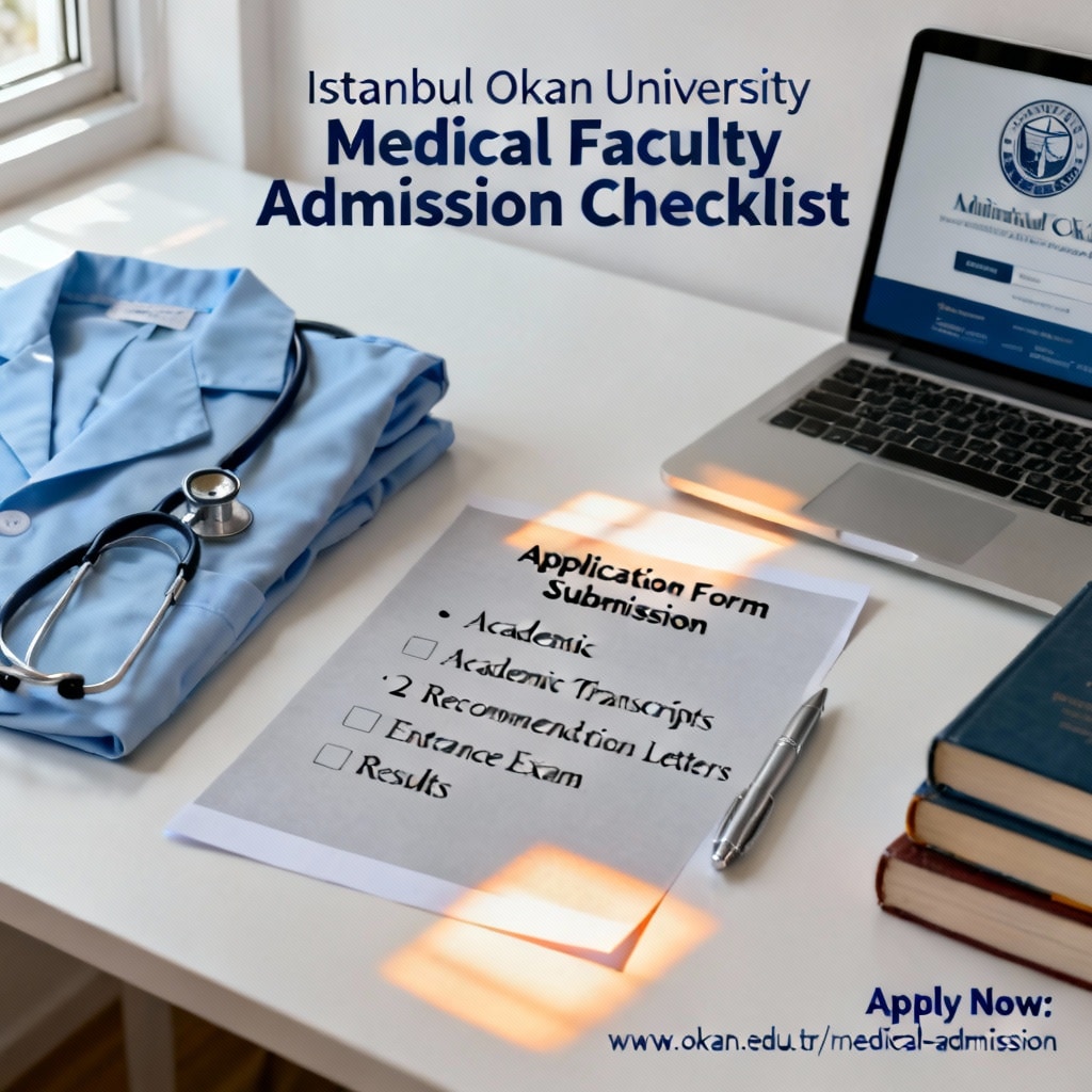 Istanbul Okan University Medical Faculty Admission Checklist