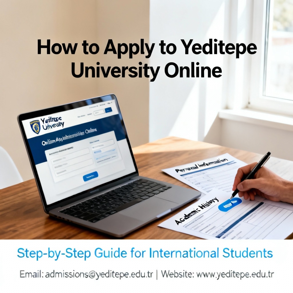 How to Apply to Yeditepe University Online in English