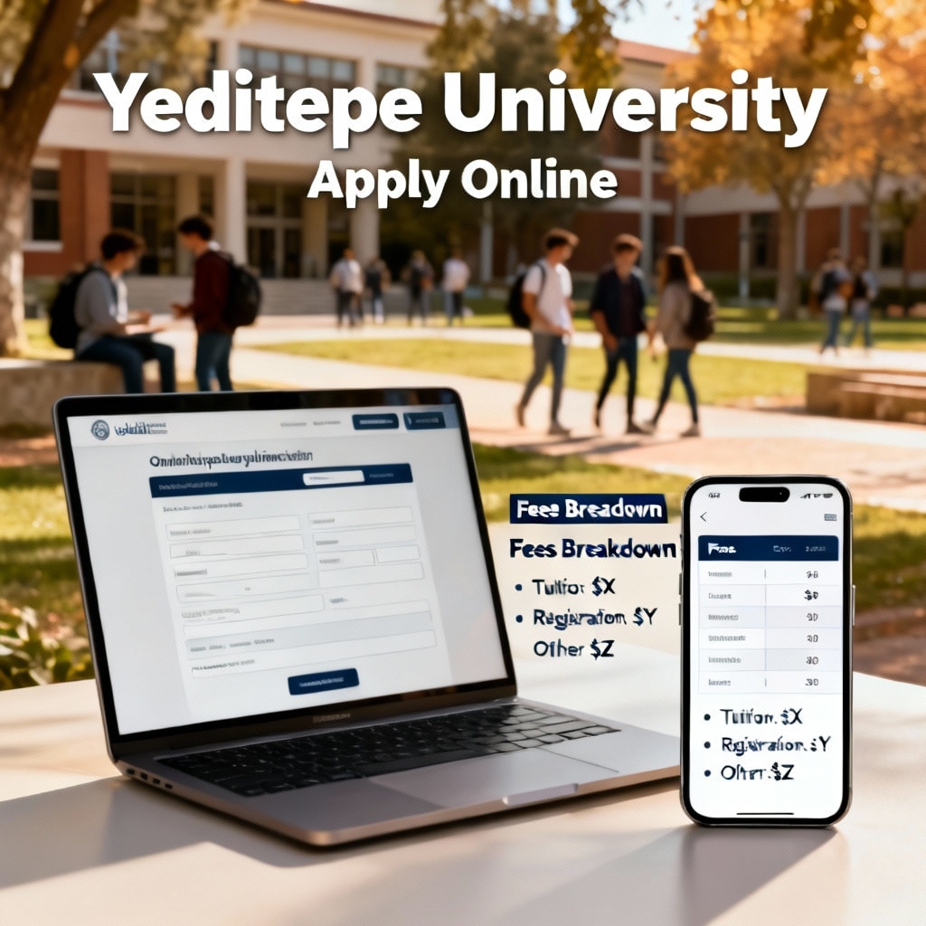 Yeditepe University: Apply Online & Fees Breakdown