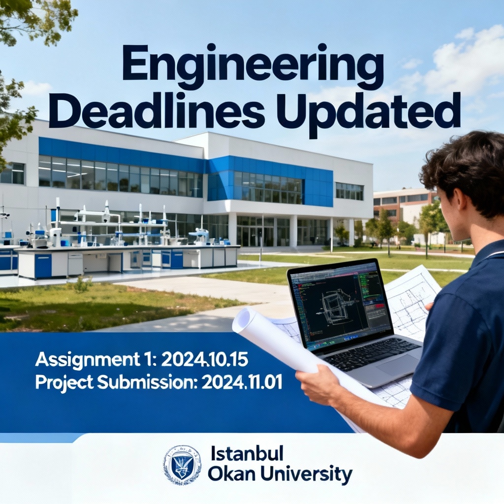 Istanbul Okan University: Engineering Deadlines Updated