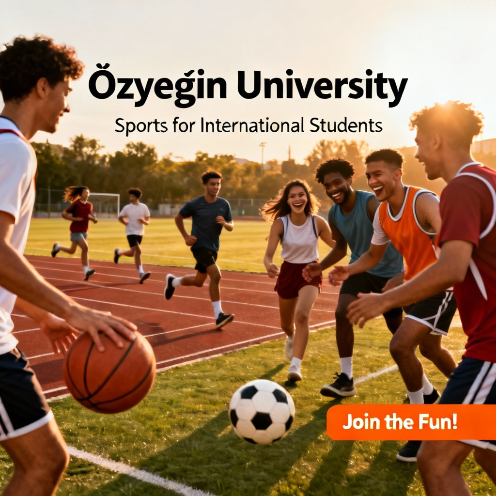 Özyeğin Üniversitesi Uluslararası Öğrenciler için Spor