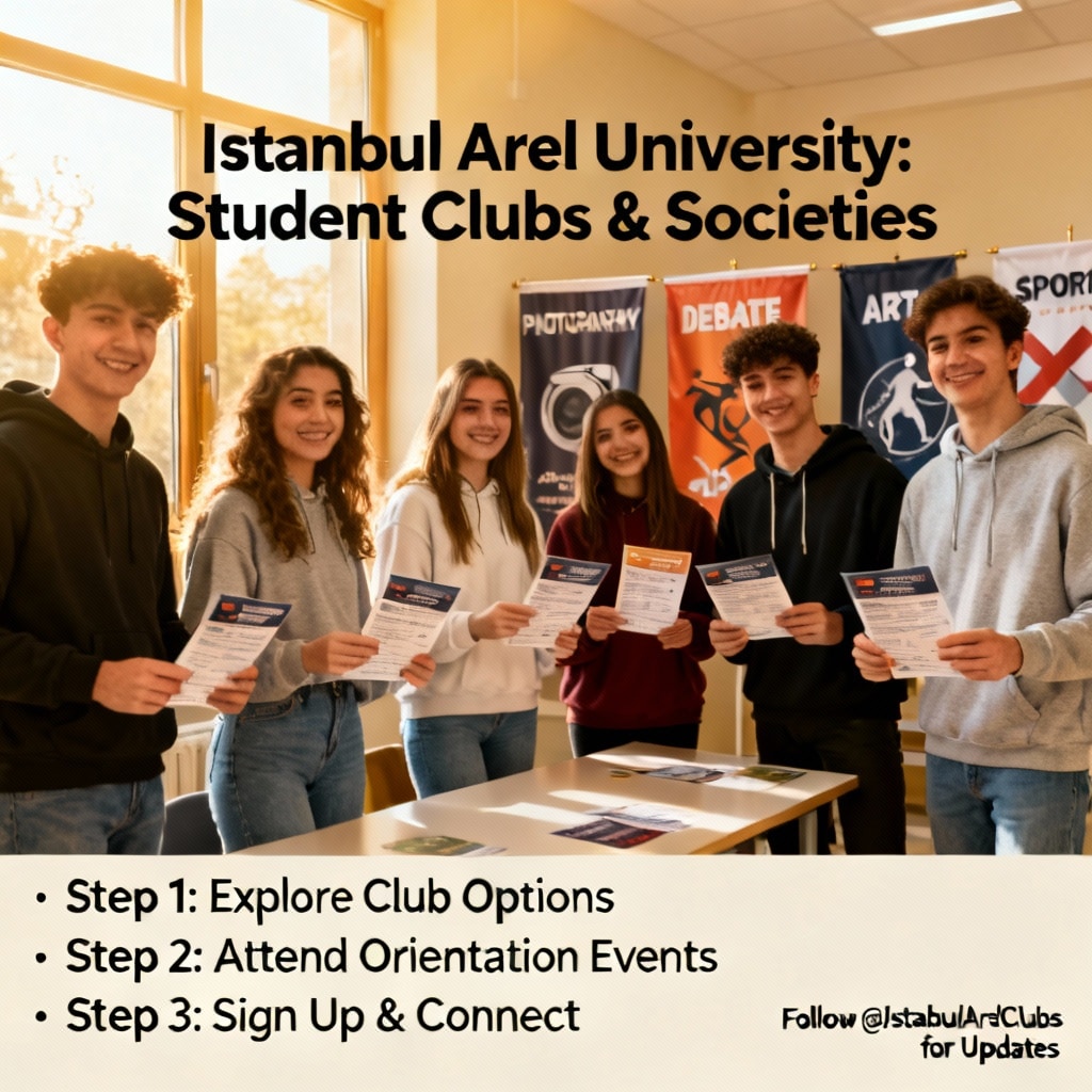 Istanbul Arel University: Student Clubs & Societies Step-by-Step