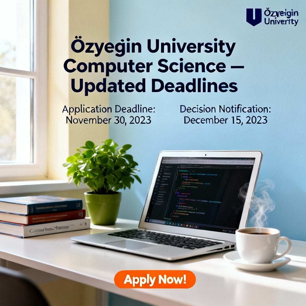 Özyeğin University Bilgisayar Bilimleri (İngilizce) — Güncellenmiş Son Tarihler