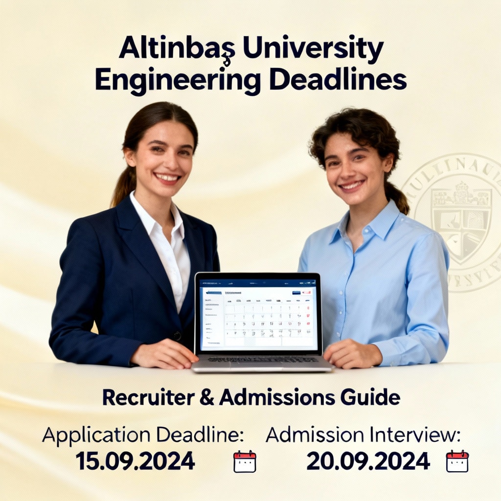 Altınbaş University Engineering Deadlines — Recruiter & Admissions Guide