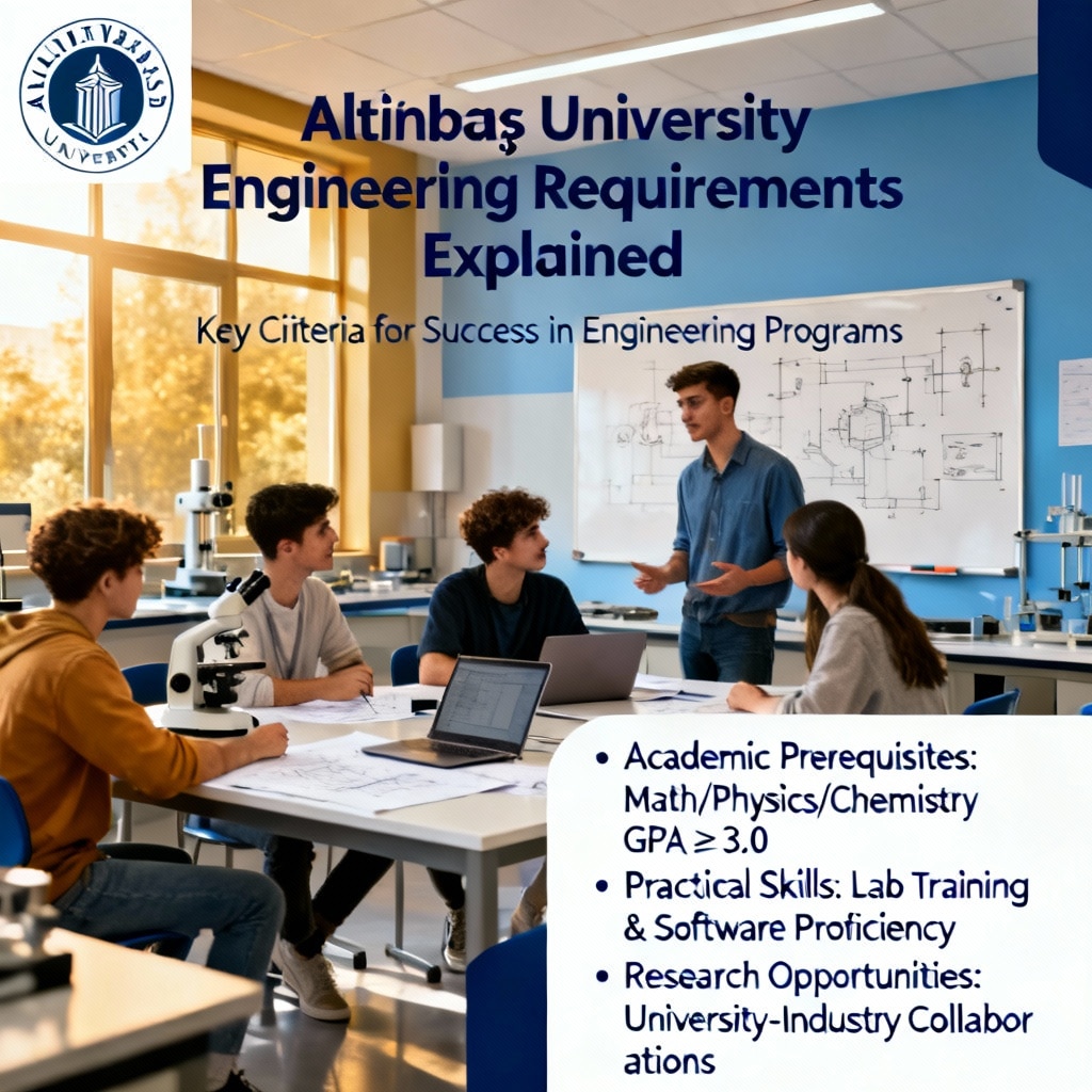 Altınbaş University Engineering Requirements Explained