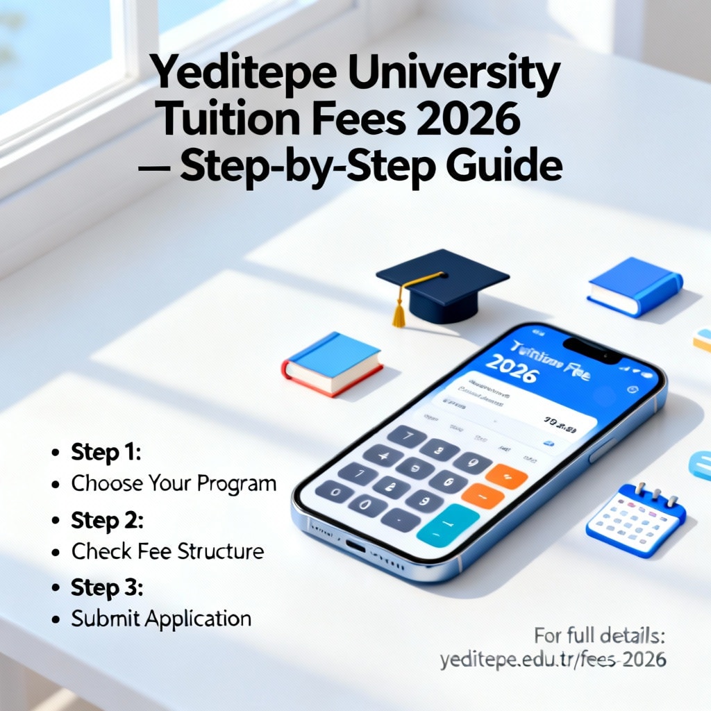 Yeditepe University Tuition Fees 2026 — Step-by-Step Guide