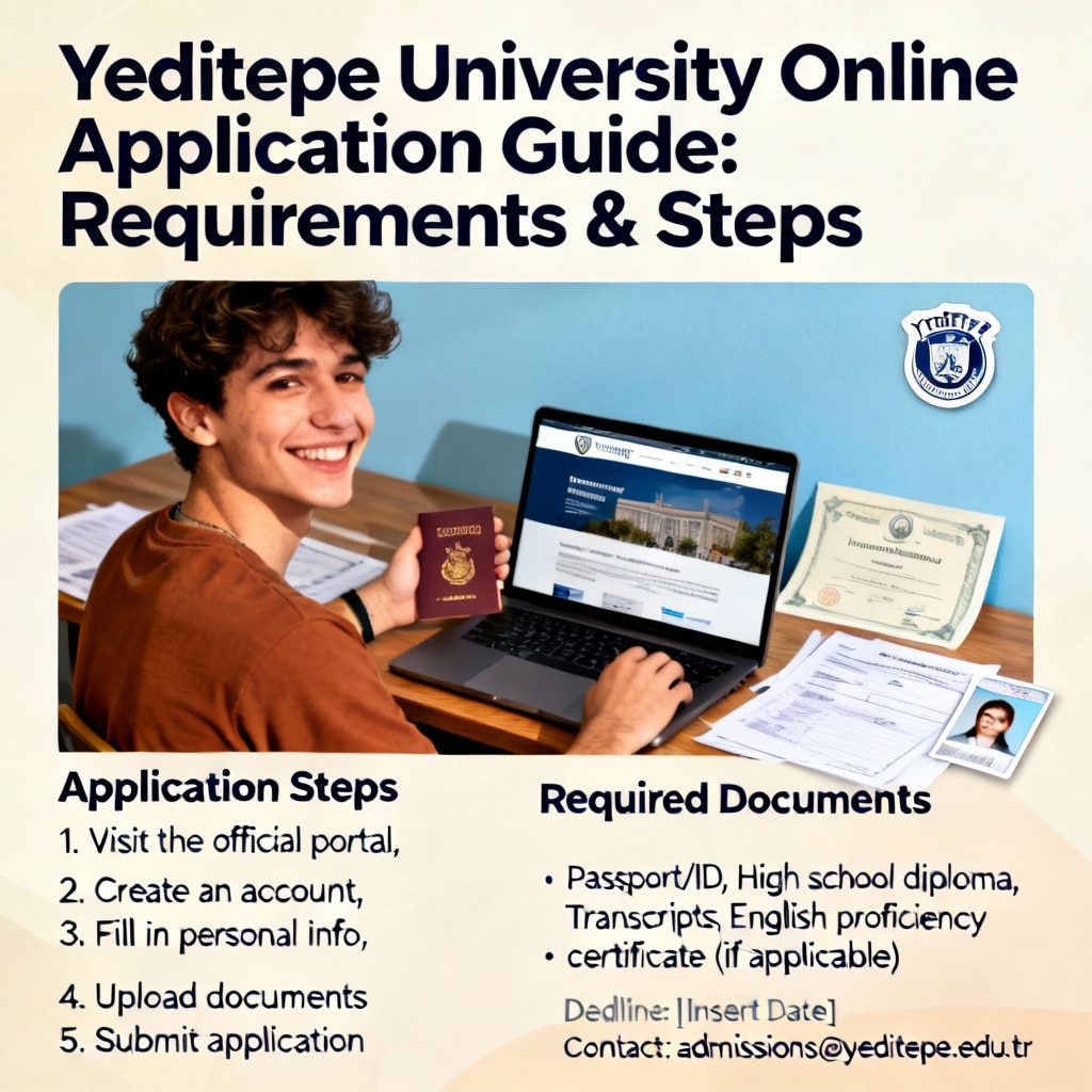 How to Apply Online to Yeditepe University: Requirements & Guide
