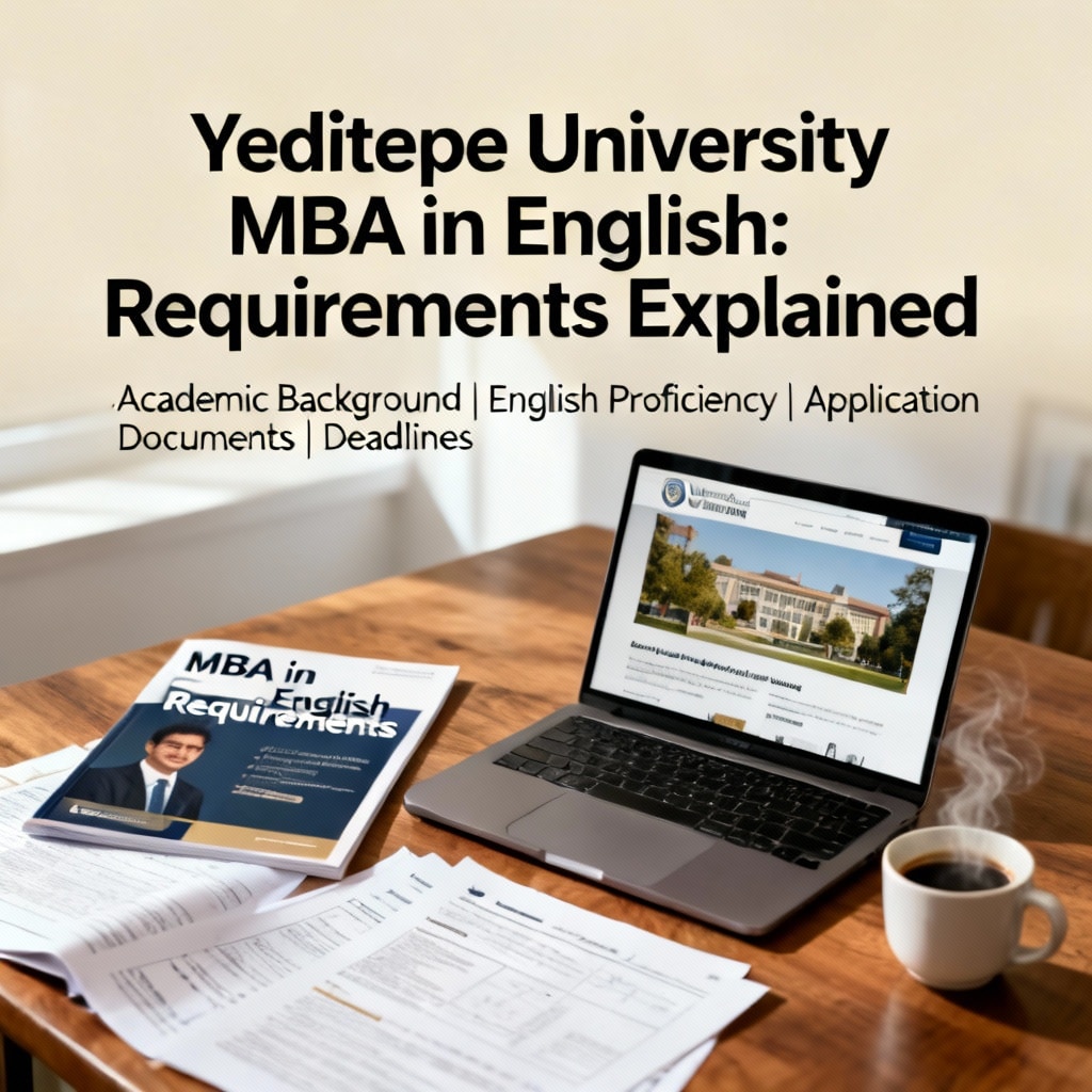 Yeditepe University MBA in English: Requirements Explained