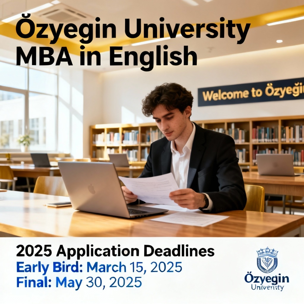 Özyeğin University MBA in English — 2025 Son Tarihleri