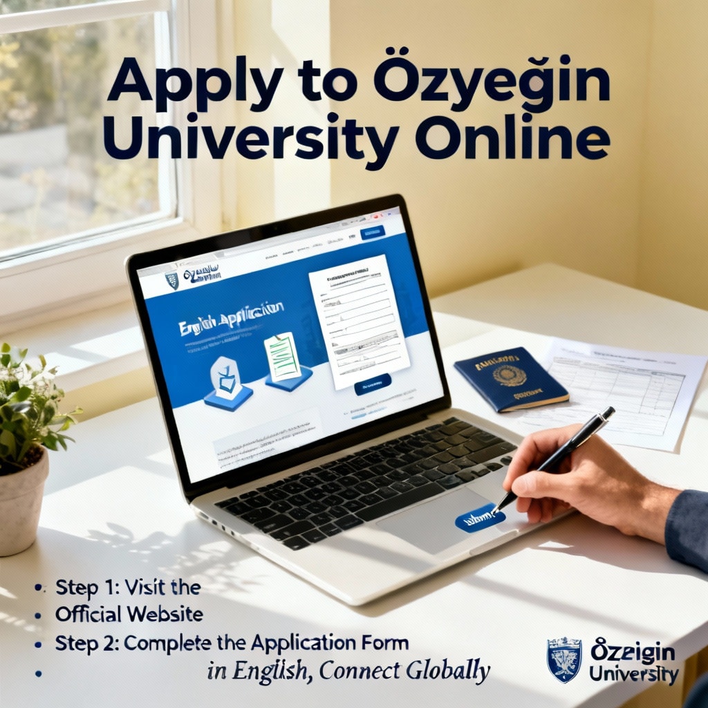 Özyeğin Üniversitesi'ne İngilizce Online Nasıl Başvurulur
